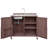 Elara  39.4" Outdoor Kitchen Island With Integrated Sink And Ample Storage-124955591