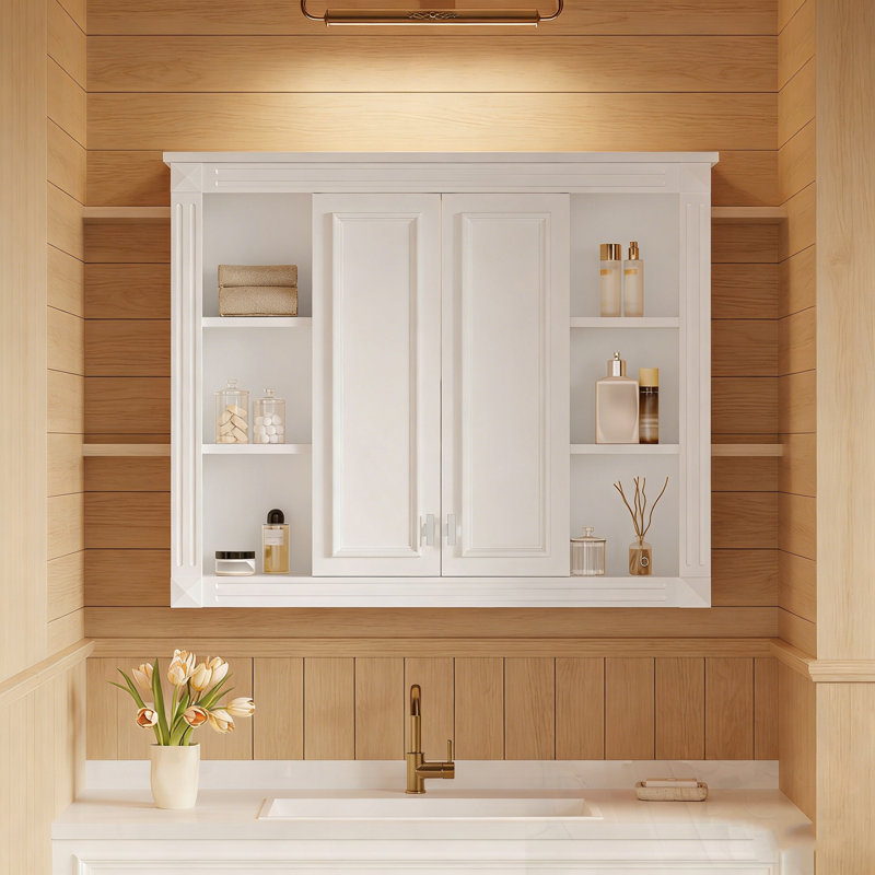 Armoire murale Straitson avec 1 tablette réglable