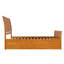 Lit plateforme Portland avec pied de lit et tiroirs de rangement assortis-456000351-456000321