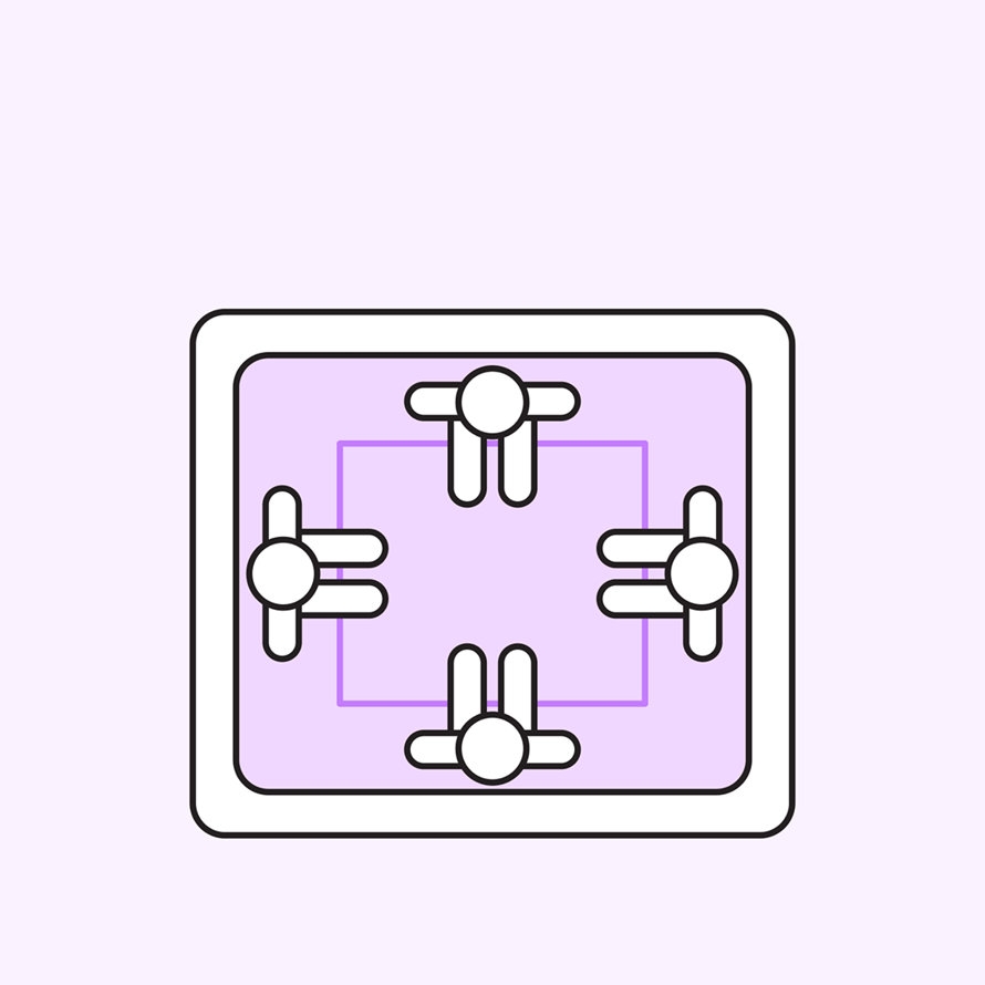 3-4 people