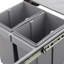 Aliannie Plastic Manual Lift Pull Out Rubbish Bin-634316719