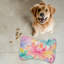 Leaf Patterns - Bone Shape Feeding Mat