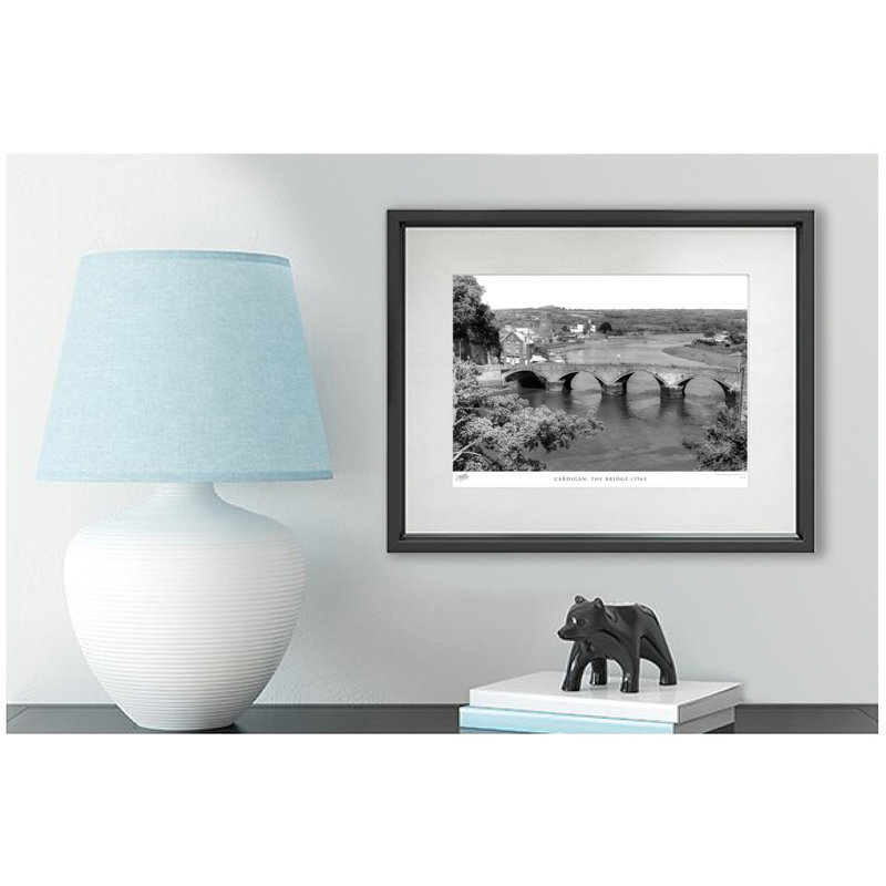 Cardigan, The Bridge C1965 by Francis Frith - Single Picture Frame Print, 28cm H x 36cm W x 2.3cm D