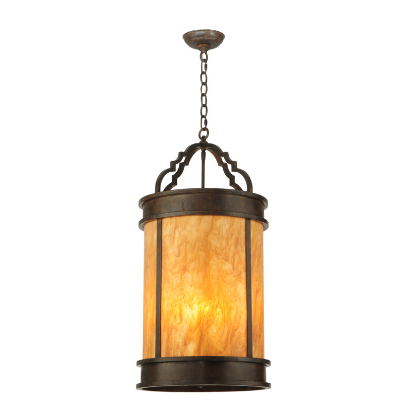 Wyant 4 - Light Lantern Drum Chandelier