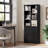 71” Tall Bookshelf With Hidden Storage Cabinet, Mid-Century Home Office Tall Bookcase With Adjustable Shelves-475168799