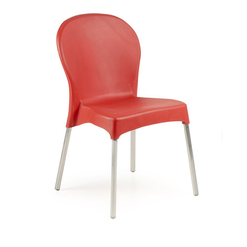 Chaise d'appoint de patio Diana, Rouge