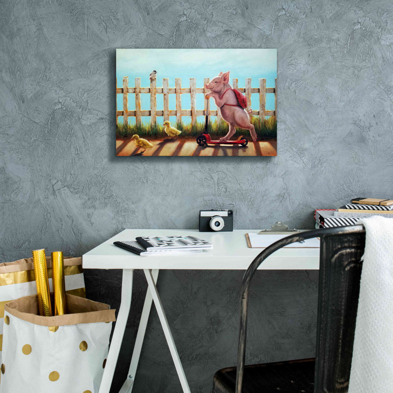 «Summer Stroll» par Lucia Heffernan, H 12 po x l 18 po x P 0,75 po
