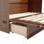 Armoire lit escamotable en rotin avec rangement Delas-884873810