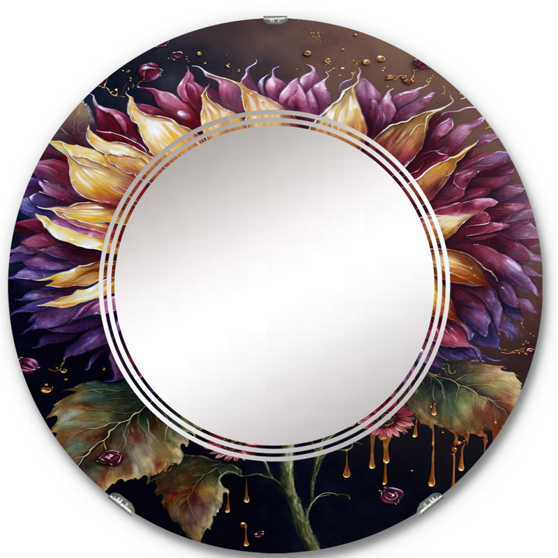 Miroir mural Piraveena, 24 po x 24 po