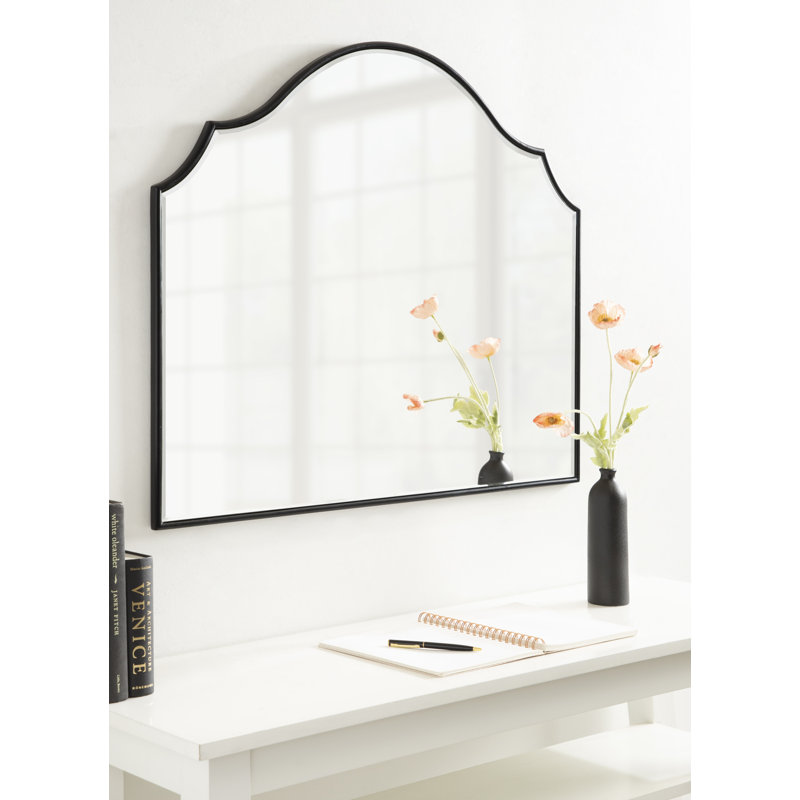 Aleeza Arch Mirror, Black, 27.5" x 31.5"