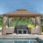 13 Ft. W x 11 Ft. D Steel Patio Gazebo-96070368