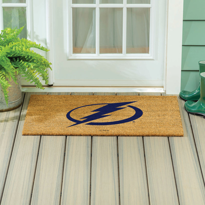 Grand tapis en fibre de coco Tampa Bay Lightning, 36 po x 24 po