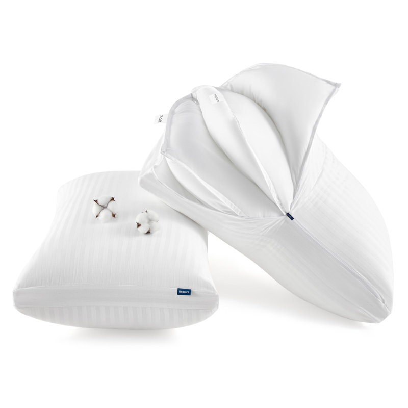 Bedsure Fluffy Adjustable Layer Standard Pillow