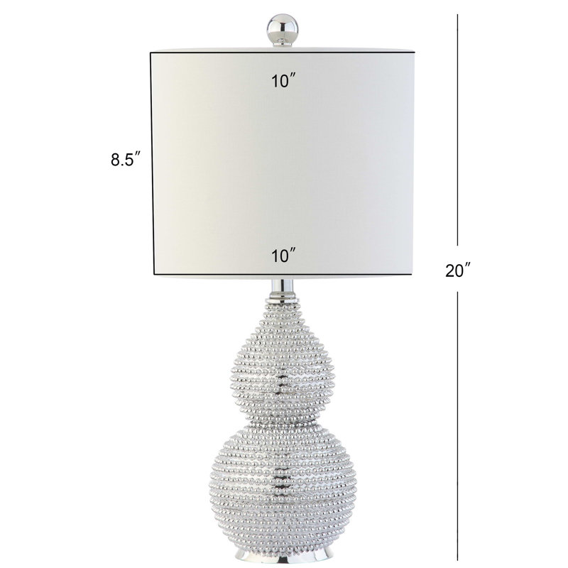 Shenna 20" Silver Table Lamp