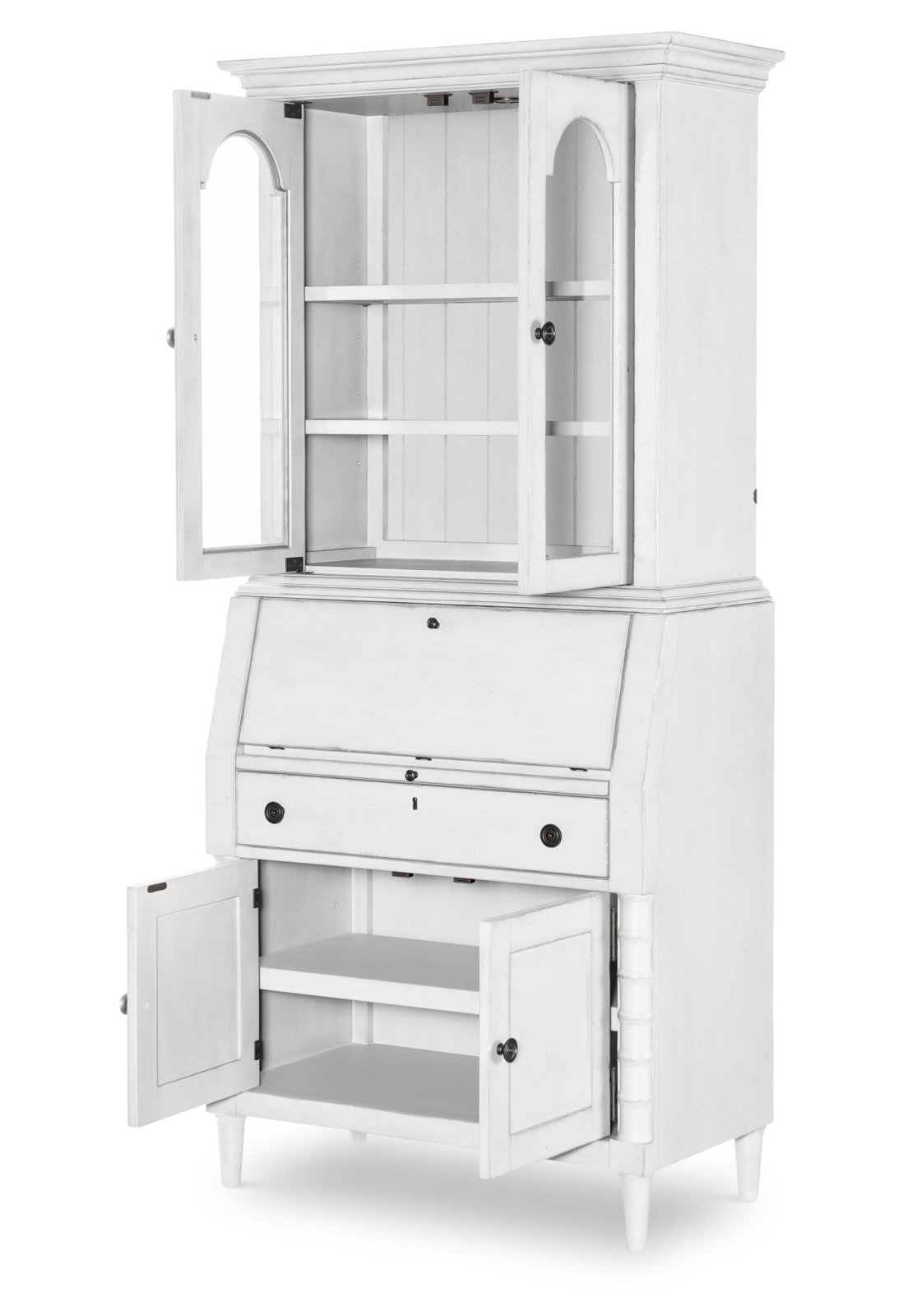 Country Living Oak Dining Cabinet, White