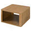 Table basse carrée pour le salon en ferme Table basse avec rangement, table centrale à 2 niveaux avec compartiment de rangement semi-ouvert de 30,8 po-929926253