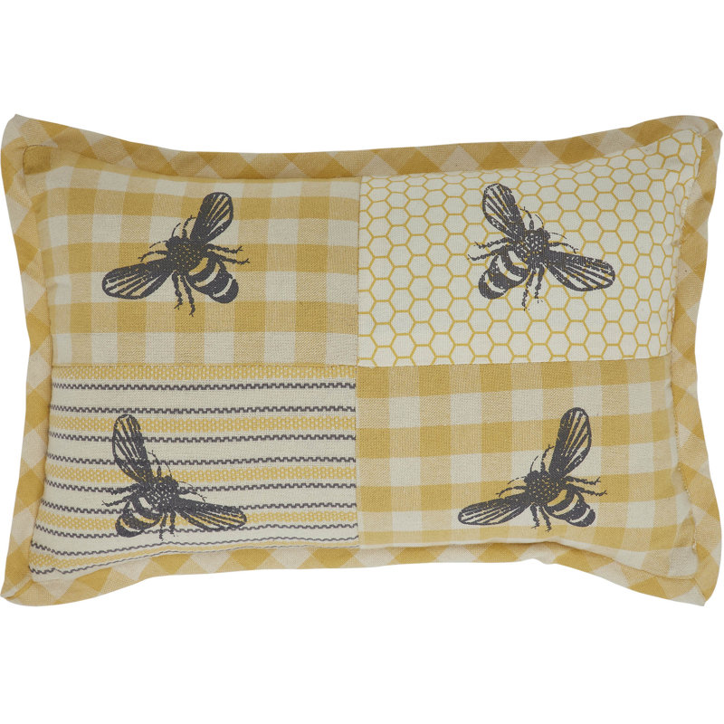 Coussin Buzzy Bees Patchwork Bee 9,5 x 14