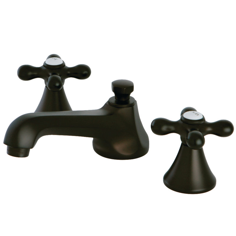 Metropolitan Widespread Bathroom Faucet with Drain Assembly, Oil Rubbed Bronze