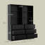  Garde-manger noir H 71 po x l 23,6 po Koutarou-1300505348