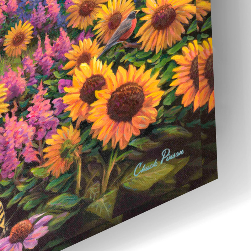 «Free To Roam» par Chuck Pinson, art mural en verre acrylique, H 16 po x l 24 po x P 0,2 po