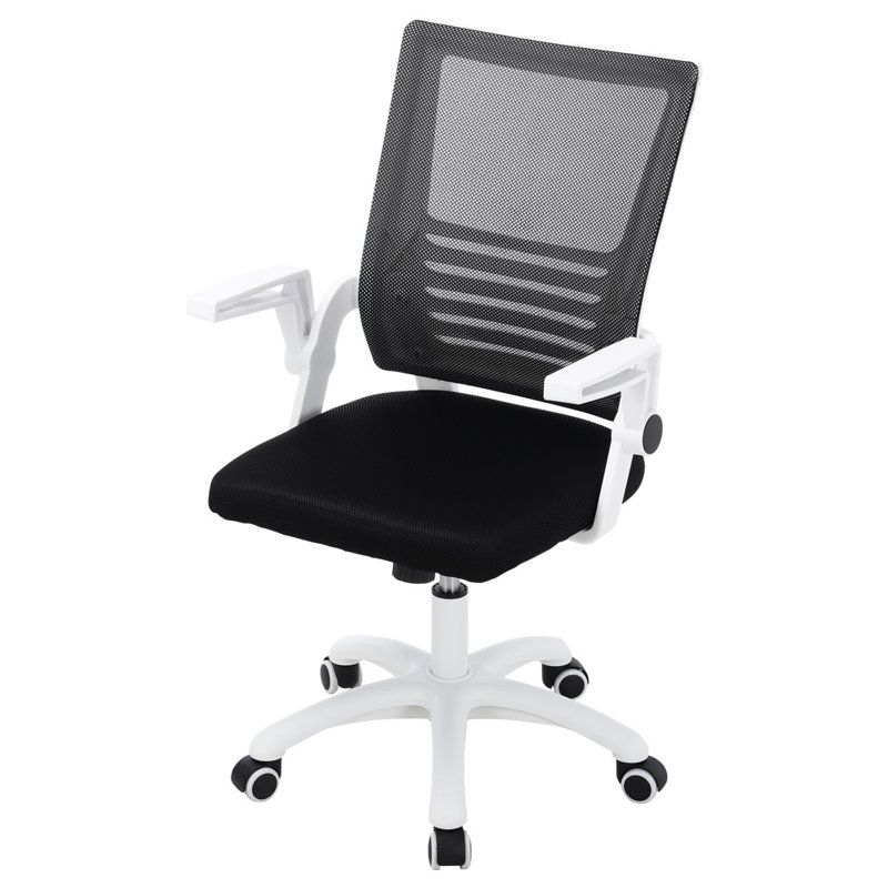 Raghi Mesh Desk Chair, White, Black