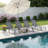 Outdoor Chaise Lounge Chair Set of 3,with 5-Position Adjustable Backrest,79.3" Long Reclining Single Chaise-1011035594
