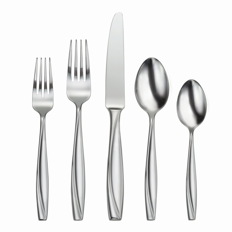 Camlynn Mirror Stainless Steel 20-Piece Flatware Set, Service for 4