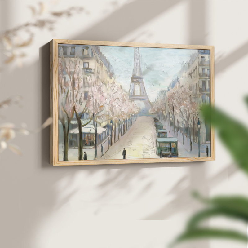 Landscape Series-XLIX -Framed Print - Restickable, H 11 po x l 14 po, Naturel