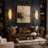 1 - Light 16" Rectangular Brass Wall Sconce Flush Mounted Sconce With Alabaster Shade-115206321