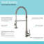 ATTOP 30 Inch Stainless Steel Single Bowl Undermount Kitchen Sink with Faucet and Bottom Grid