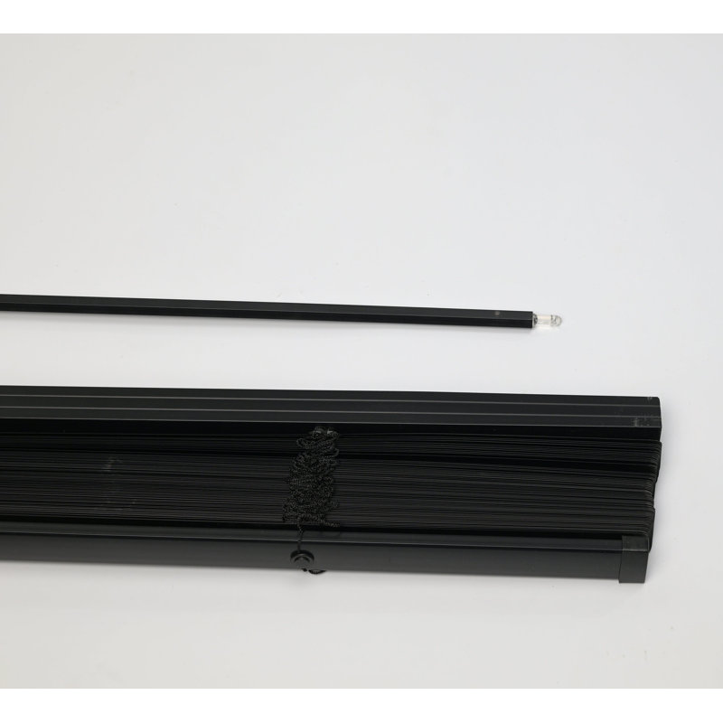 25mm PVC Venetian Roller Blinds Windows Blind, Black,  160cm L x 90cm W