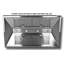 Hotte pour îlot de cuisine 60 pouces 1800 CFM en acier inoxydable brossé