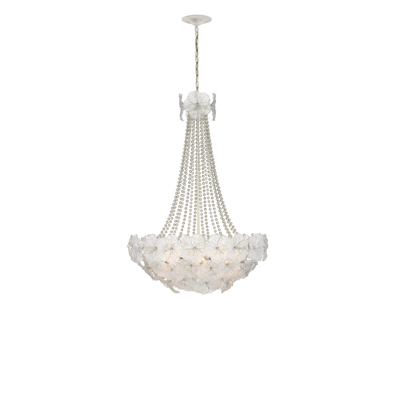 Mallow 6 - Light Glass LED Chandelier