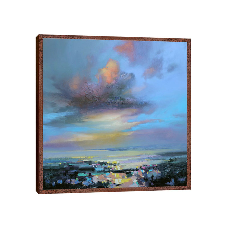 Hebridean Light II by Scott Naismith - Print on Canvas, Classic Brown Wood Framed, 45.72 cm H x 45.72 cm W