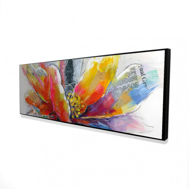 " Abstract Flower With Texture "