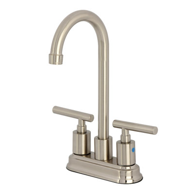 Kingston Brass Manhattan Two-Handle 2-Hole Deck Mount Bar Faucet
