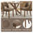 Upholstered Dining Side Chairs Set of 4-705286540