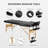 Braley Massage Table Portable Spa Lash Bed 3 Fold with Hard Beech Legs Carrying Bag for Tattoo Eyelash