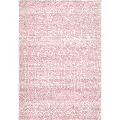 Merillat Moroccan Performance Pink Rug