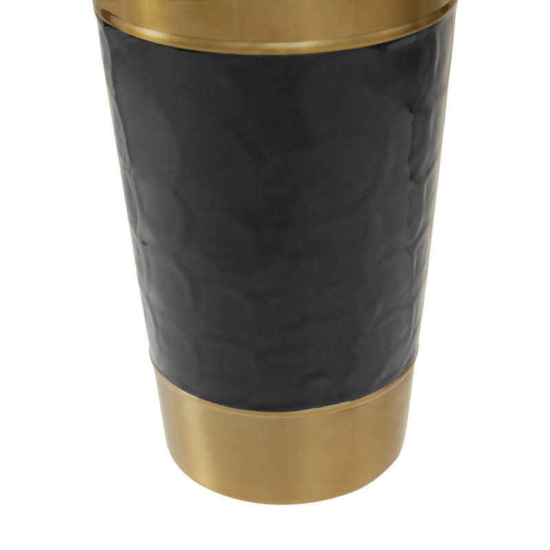Lukens Stainless Steel Ashtray, Black