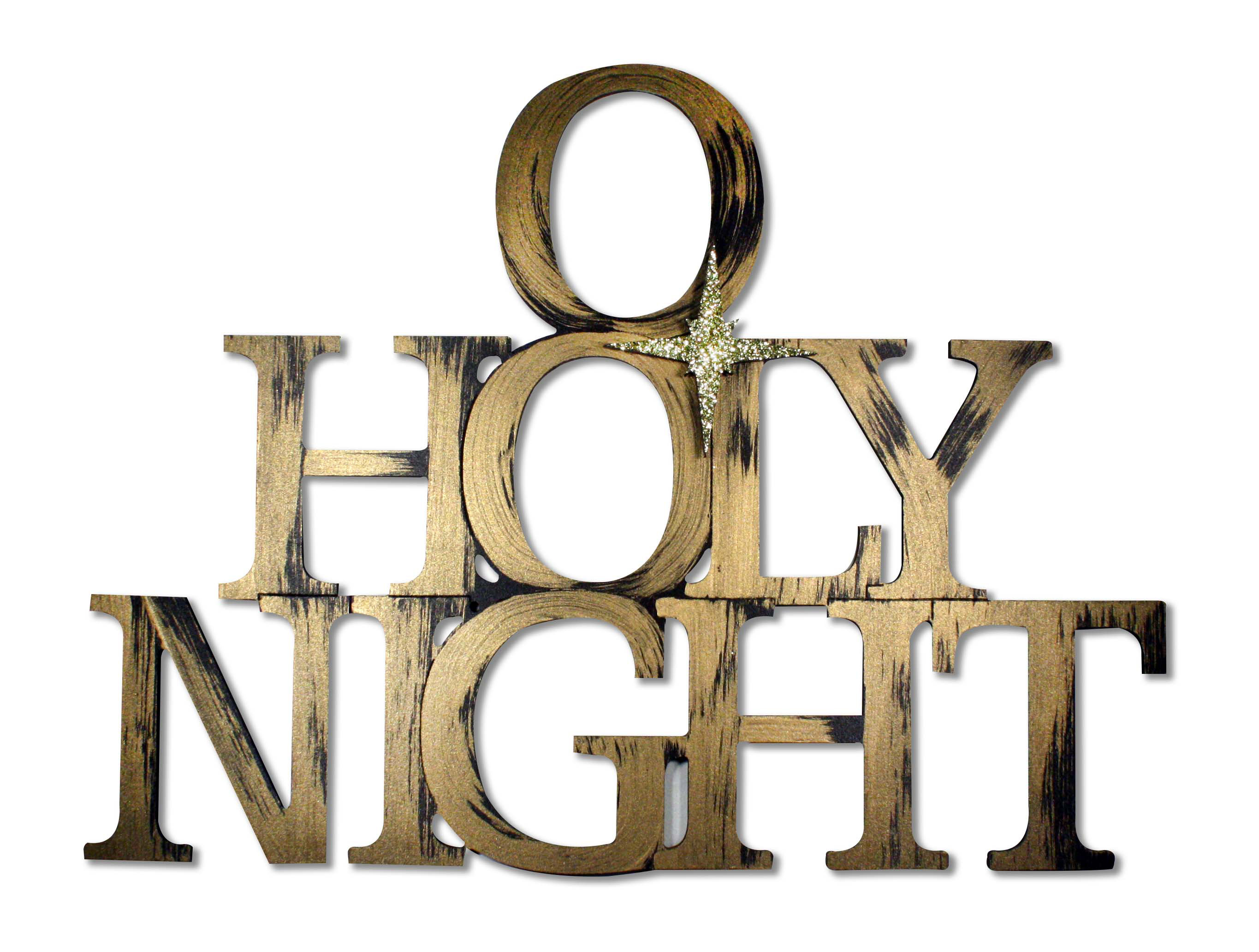 O Holy Night Wall Sign