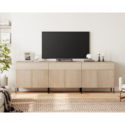 Meuble télé 94,5 po avec portes Aadham