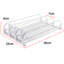 Drink Dispenser For Fridge Drink Organizer For Fridge Pantry White 3PCS-410990365