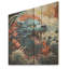 Dragon japonais sur la vague au large de Kanagawa IV - Dragons sur bois-1468188579