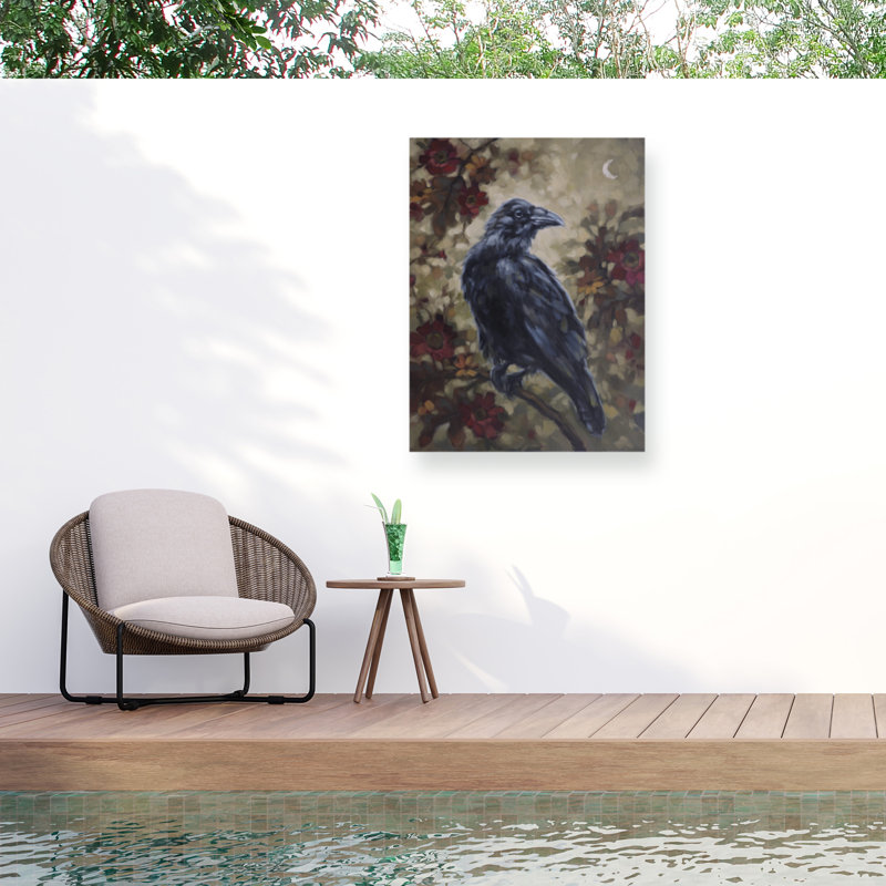 Toile d'extérieur Andrea Lavery Raven, H 14 po x l 19 po