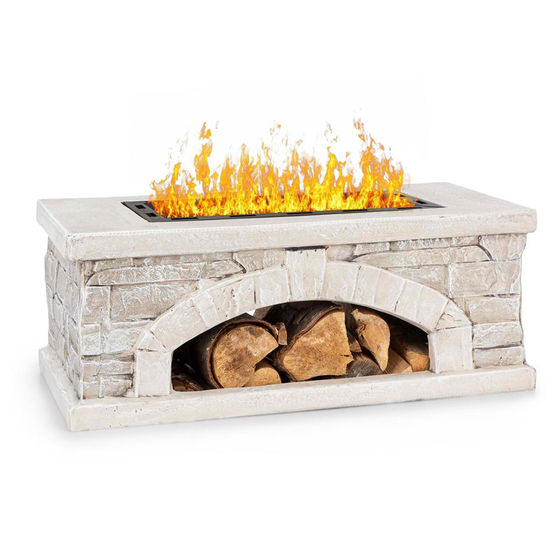 Square Stone Smokeless Fire Pit