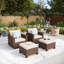 Outdoor Wicker Patio Seating Set-243312884