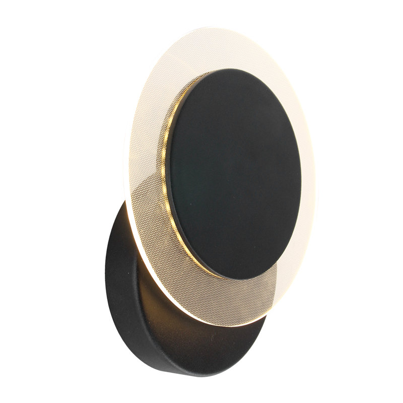 Panos LED Flush Mount, Black