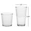 Ensemble de verres 16 pièces avec grands verres et verres à whisky Libbey Hoops