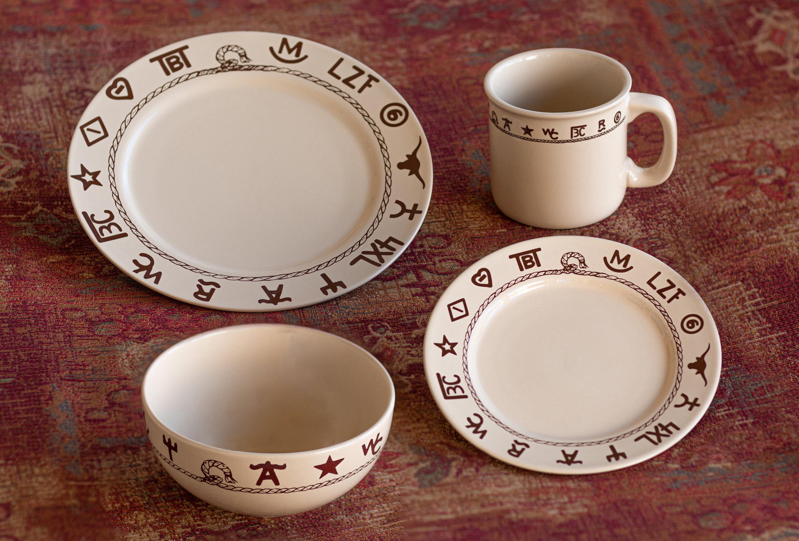Foundry Select Naccarato 16 Piece Dinnerware Set, Service for 4 & Reviews | Wayfair